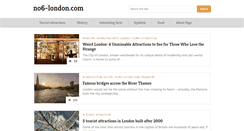 Desktop Screenshot of no6-london.com